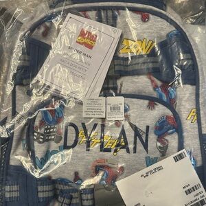 Pottery barn spiderman bookbag